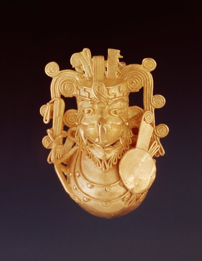 Dio uccello azteco (oro) da Aztec